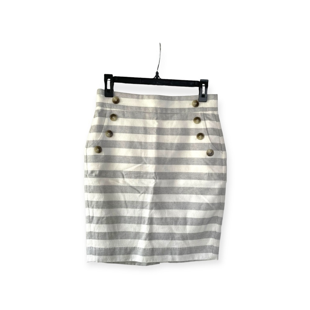 LOFT striped skirt